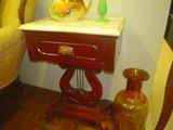 Pair mahogany nite stands