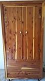 vintage cedar wardrobe