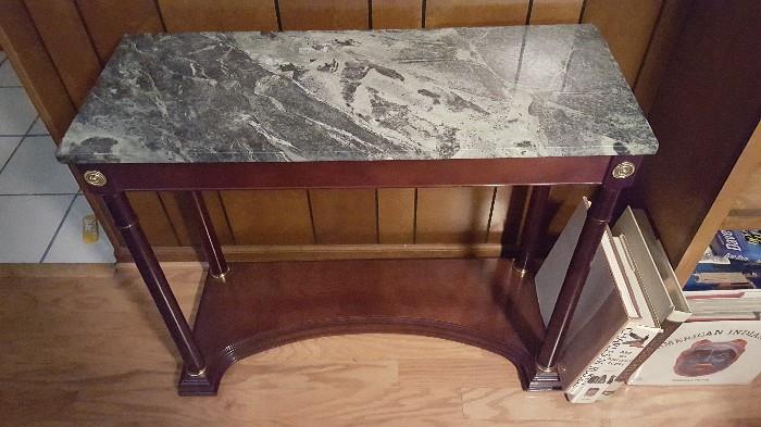 marble top credenza - occasional table (new)
