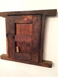 antique wood door art