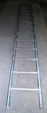 Item Description: A heavy metal 14.5 foot straight ladder.