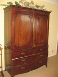 Antique linen press