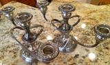 Sterling Silver Candelabra Set  (Kirk & Son)
