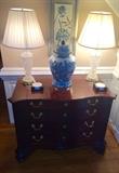 Lead Crystal Lamps,   Stickley Dresser