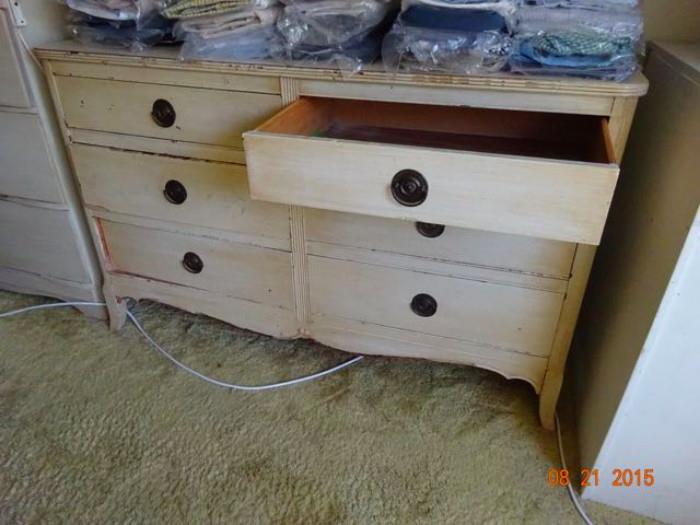 A six drawer dresser
