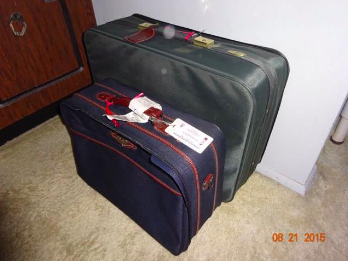 A pair of suitcases