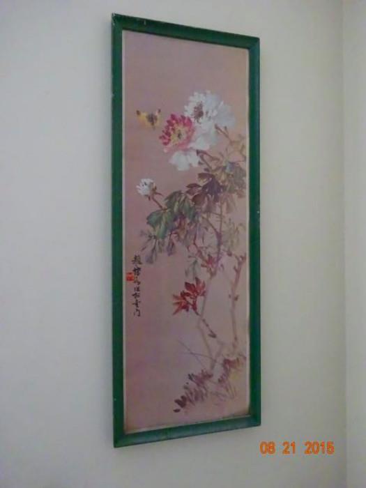 A floral print