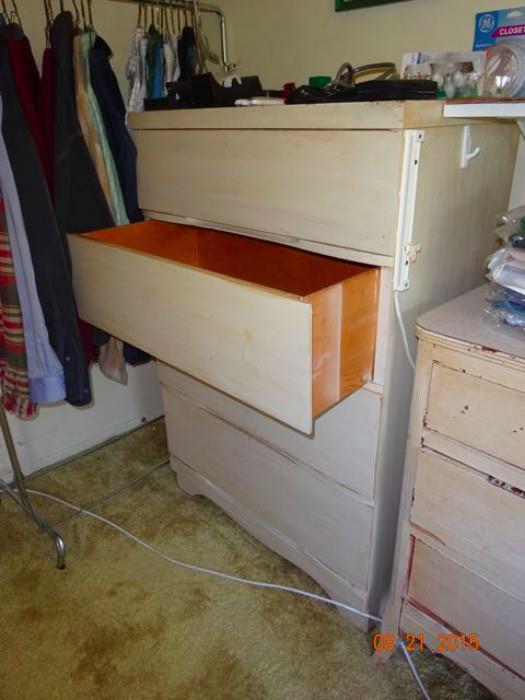 A four drawer dresser