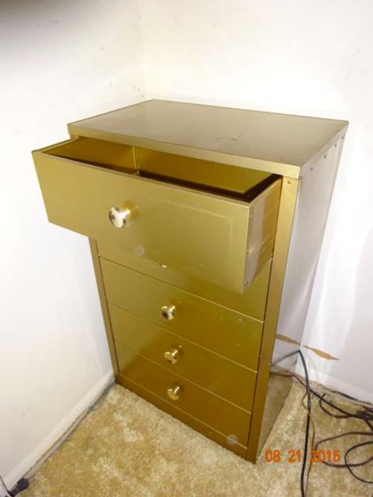 A five drawer dresser