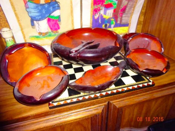 A set of dishes