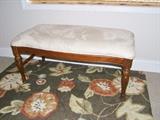 Versatile bench with upholstered top