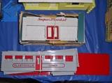 Railroad O-Gauge Plasticville Diner and Super Market