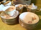 Broadway Rose antique dishes