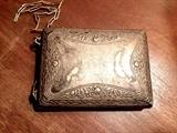 Antique silver purse/compact