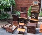 Overview of a Great Antique Child Furniture Collection, Some are Doll Size & Some maybe Salesmen Samples !