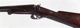 ~ 1900 Dbl Barrel 12 gauge Shotgun with Curly Walnut Stock (Unmarked)