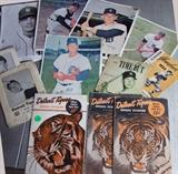 Large Group of Tigers Paper Items incl Programs and 68 Players Photos