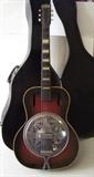 C/1950's “Beltone” Dobro style acoustic guitar w/hard case
