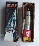 ~ C/1960's Battery-op Solar-X Space Rocket in box