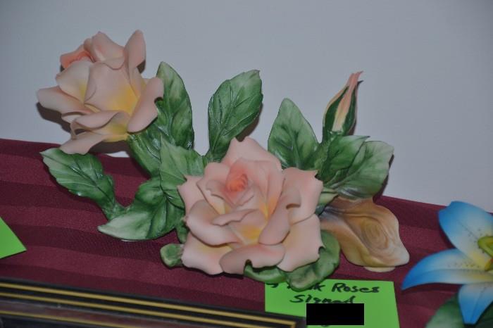 Example of one of the many Capodimonte pieces