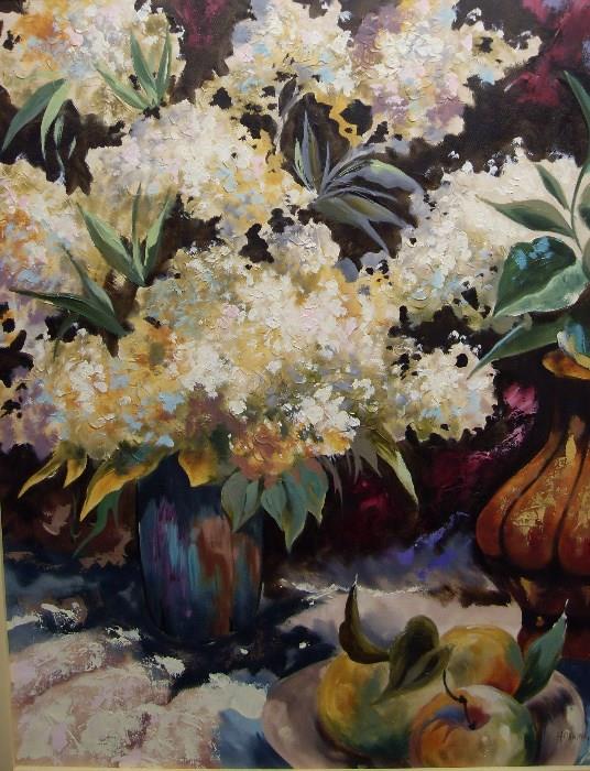 Elizabeth Horning Large Original Painting by noted lithograph and giclee artist.