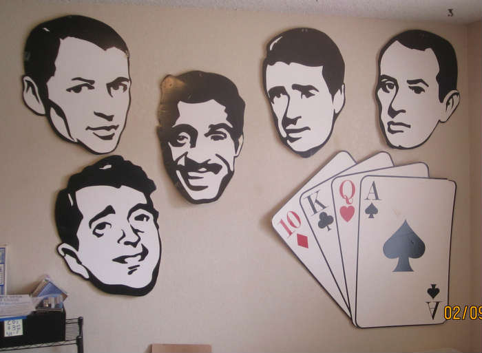 RAT PACK GIGANTIC WALL ART