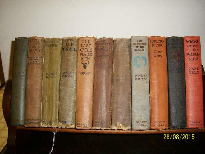 Some of the Zane Grey books