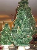Many, Many vintage Christmas trees