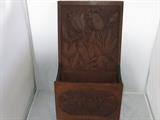Hand carved letter box