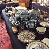 Miscellaneous blue and white