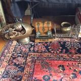American rug,letter box,coal skuttle