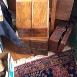 Letter box and oak card file box