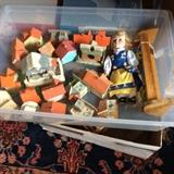 German and Japanese paper Christmas houses