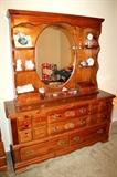 Dresser with mirror