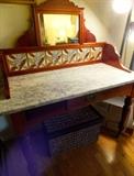 A European dressing table or sideboard