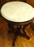 petite marble top table