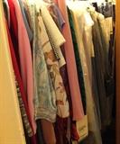 clothing, many never worn