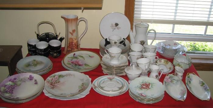 Tea sets and more hand painted