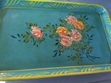 Made in Japan, hand painted trays