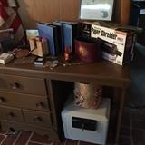 Office, 1970s desk, stationary, safes, 