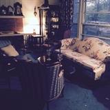 Sofa, and club chairs 