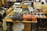 Heavy Duty Breaker Bars and 1" drive ratchets, Power Tools New in the box, work tables on casters