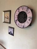 CLOCK AND WALL ART