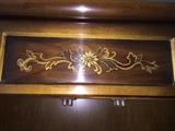 ASIAN MOTIF HAND-PAINTED DREXEL HERITAGE TALL ARMOIR BAR / ENTERTAINMENT CENTER