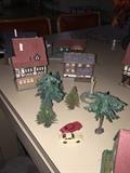 KIBRI MODEL HOMES , TREES, CARS