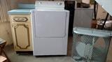 Maytag gas dryer, side cabinet, and window fan never used found new in box