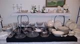 China and cut glassware