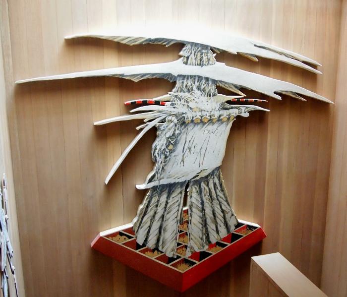 Larry Butcher "Kismet Warrior" wall sculpture $650.00