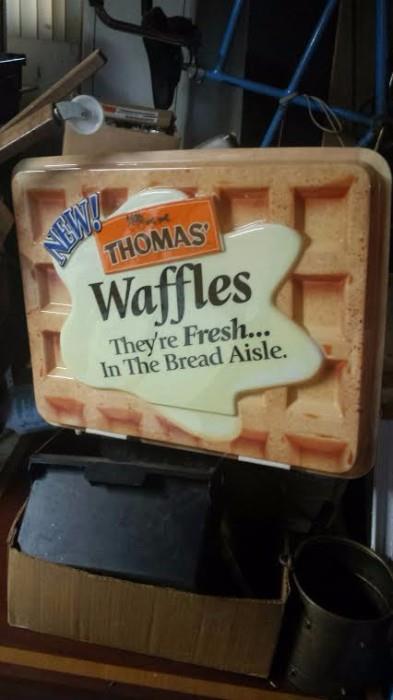 Thomas Waffles Sign