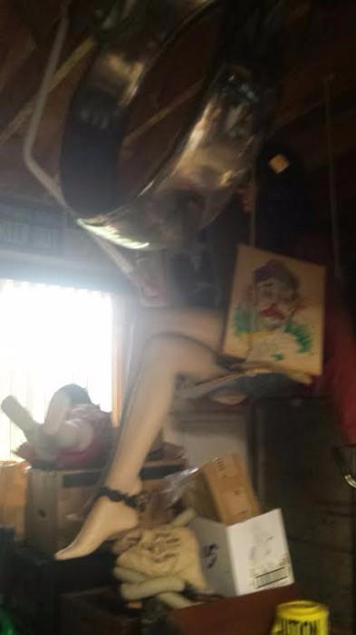 Legs, Fender, Clown Painting